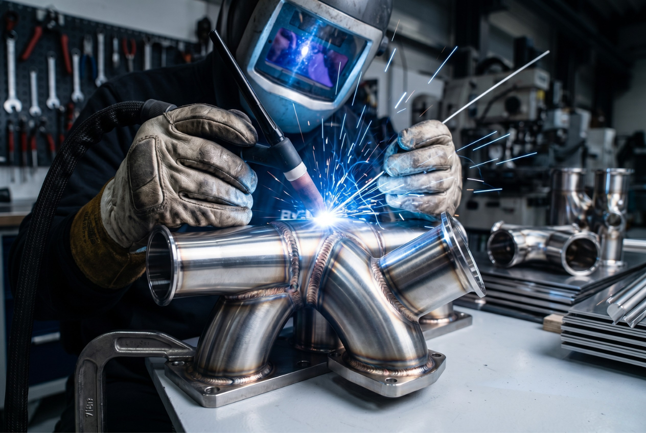 Mesas de trabajo industriales en acero inoxidable